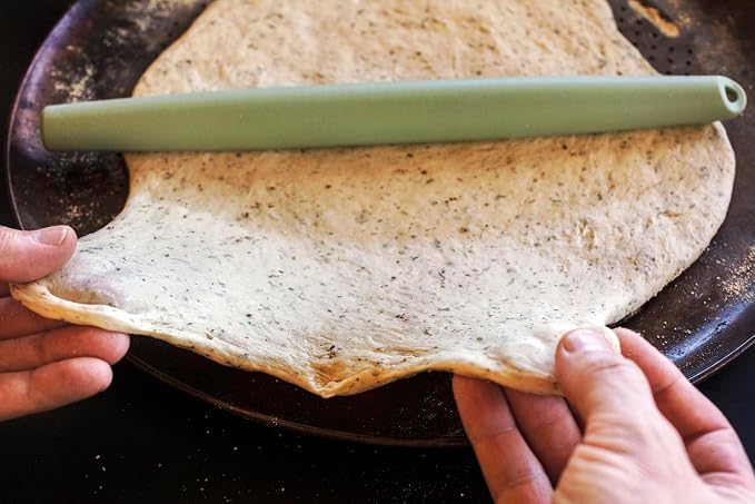 The Silicone Kitchen French Tapered Silicone Rolling Pin, 13.5", Dishwasher Safe, Non-Stick, BPA Free, Non-Toxic