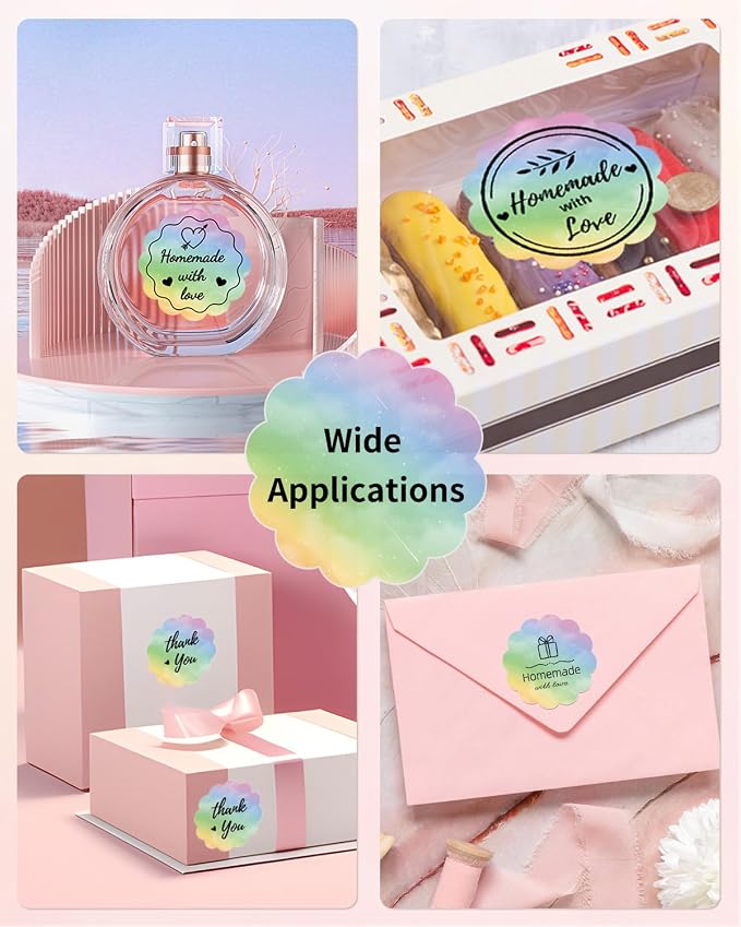 Phomemo Circle Labels for M110/M120/M200/M220, 1.96" x 1.96" (50x50 mm) Thermal Round Gradient Color Labels for Barcode/Logo/Gift/Thank You/Small Business/Home Use, Purple
