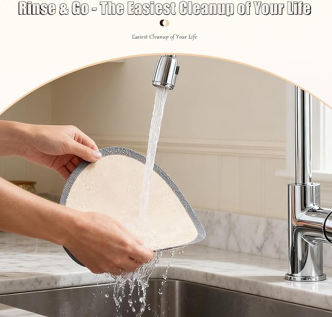 9 Inch Springform Pan & Cheesecake Pan Compatible Silicone Liner Set, Reusable Non-Stick Baking Mat System for Springform Baking Pans, Bottom and Side Cake Pan Liner for Easy Release Baking