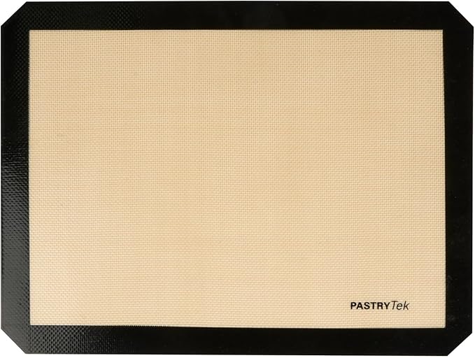 Restaurantware Non-Stick Baking Mat - 1 Count 11.8 x 15.7 Inches Silicone Baking Sheet Liner Heat-Resistant Reusable Pastry Mat Durable Non-Slip Black