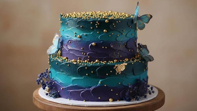 Edible Pearl Sprinkles, Golden, 26 Colors Mixed Size | Gluten Free, Food Grade, For Cakes, Cupcakes, Cookies, Donuts & Ice Cream, Wedding & Valentine's Day Decoration