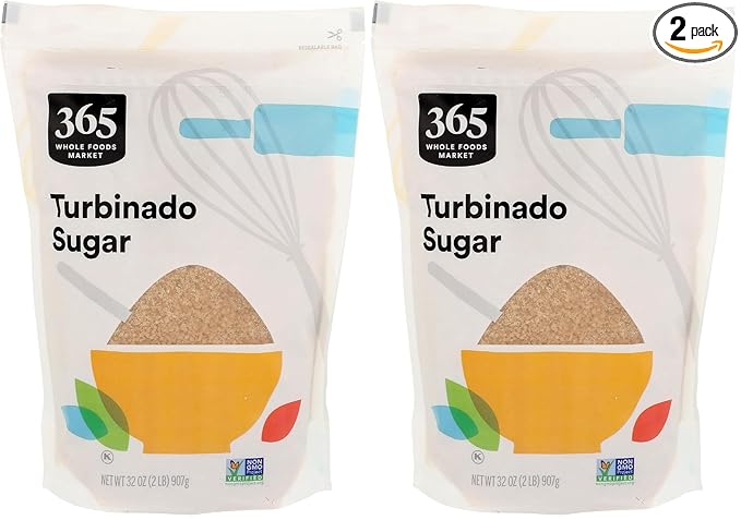 365 by Whole Foods Market, Turbinado Sugar, 32 Ounce (Pack of 2)