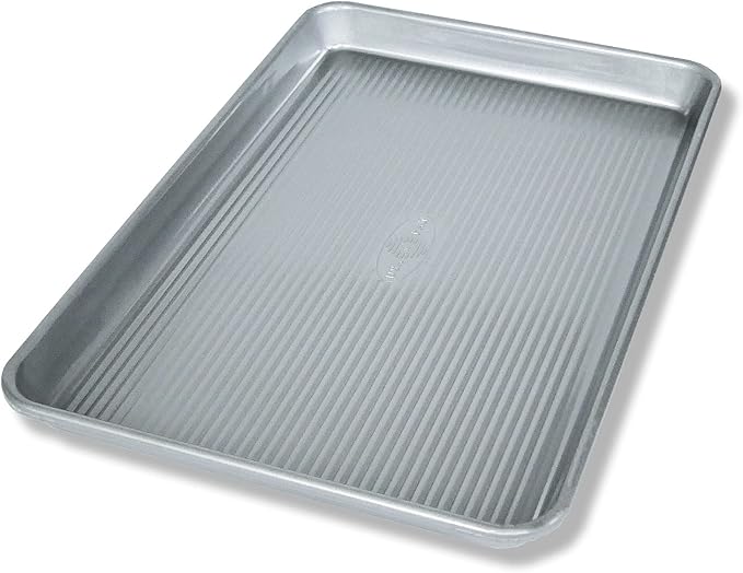 USA Pan Bakeware Jelly Roll Pan and Loaf Pan Bundle