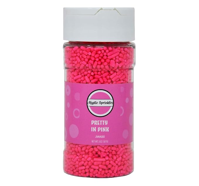Mystic Sprinkles Solid Color Jimmy Sprinkles (Pretty In Pink)