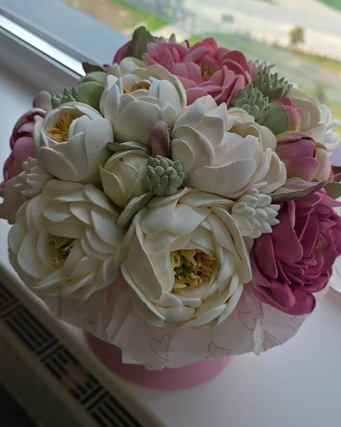 1 Piece Stainless Steel Extra Large Pretty Flower Icing Tip,Cake Decorating Piping Nozzle for Cupcakes Marshmallow Bouquet,Pastry Frosting Russian Piping Tip,Bakery Sugar Craft Tools