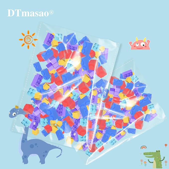 DTmasao 5x7 Inches 100 Pcs Self Sealing Cellophane Bags Clear Cookie Bags Resealable Cellophane Self Adhesive for Packaging Gifts,Cookies,Favors, Products for Packaging 100 Pieces 5"x7"