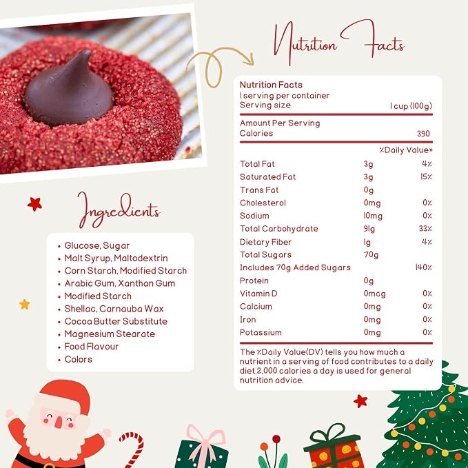 Red Sanding Sugar | Red Sprinkles | Edible Coarse Sugar Crystals | For Baking Dessert Decorating, Cake, Cupcake, Cookie, Ice Cream | Christmas Valentine's Day Holiday Party | 4.6 Ounces