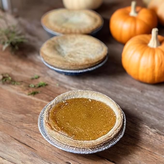 Aluminum Foil Tart Pans, 3 3/8 Inch, 200 Count | Mini Pie Tins, Made in USA, Disposable