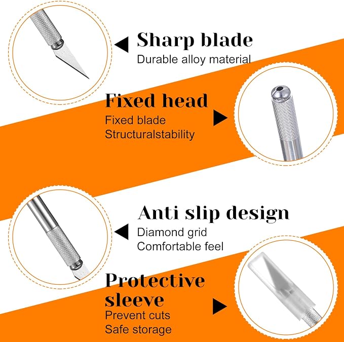 11 Pcs Sourdough Scoring Bread Lame with 10 Blades, Safety Cover Dough Cutter Baker's Knife Sour Scorer Tool Handmade Blade Slashing for Artisan Sourdough Baking Cake Making Cutting Accessories