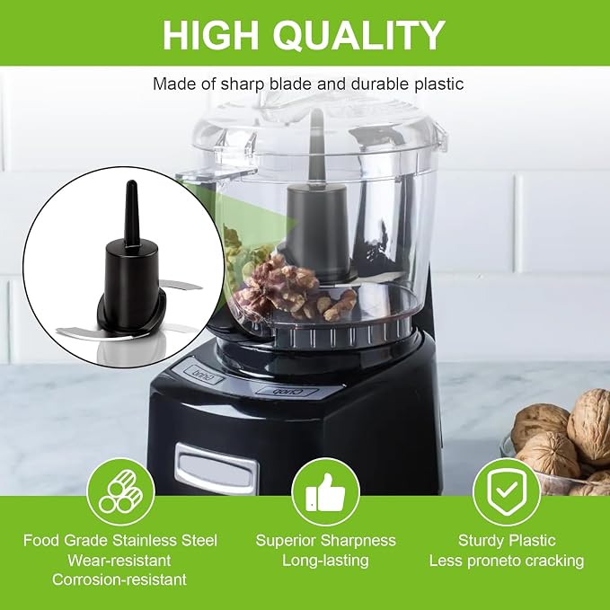 DLC-2ACBN Blade for Cuisinart Mini Prep Plus Food Processor DLC-2ABC | Food Processor Chopping Blade Compatible with Cuisinart Mini Prep Plus Replacement Parts, Fits Models DLC-2A Only
