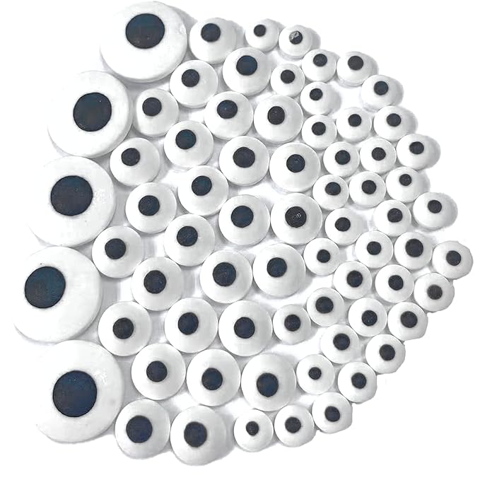 Sentovac Candy Eyeballs Eyes Edible Sprinkles Mix Size Cookie Cake Cupcake Toppers Decorations Candy Eyes for Christmas Halloween Easter Cake Decorations Supplies（7mm 10mm 18mm）
