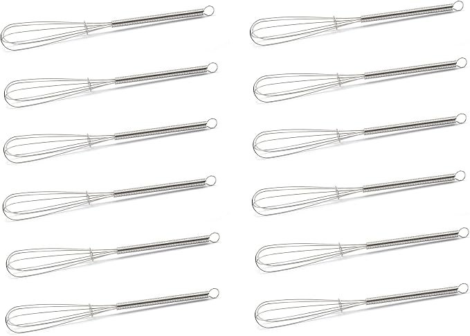 Mini Whisks 7 inch 12Pcs