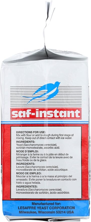 Lesaffre Yeast Instant, 16 Ounce (Pack of 3)