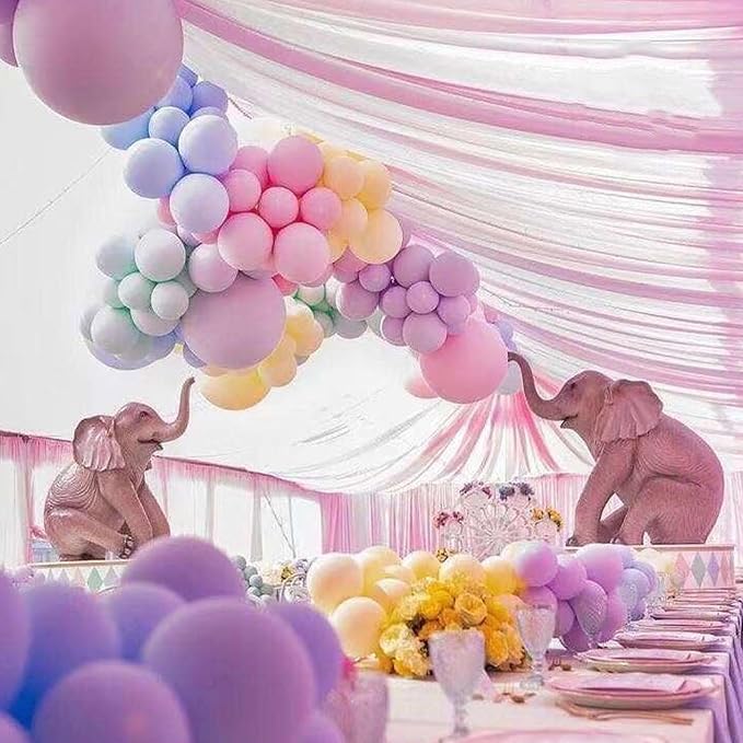 Daisy Pastel Balloons Arch Kit 156pcs 18 12 5 Inch Macaron Balloon Arch Kit with DIY Daisy Flower Balloons for Birthday Baby Shower Wedding Anniversary Spring Daisy Theme Party Decoration