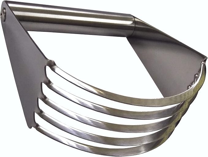 FixtureDisplays® Stainless Steel Pastry Blender and Dough Cutter - Versatile Flour Mixer for Pasta, Pie Crust, and Cake 15015-NEW-NF