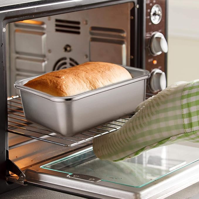 TeamFar Rectangular Cake Pan Brownie Pan, Stainless Steel Lasagna Casserole Baking Pan, 8’’x10’’x3’’, Rust Free & Non Toxic, Easy Clean & Dishwasher Safe