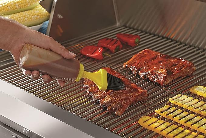 Mr. Bar-B-Q, Inc. 40030Y Silicone Basting Bottle with Cap