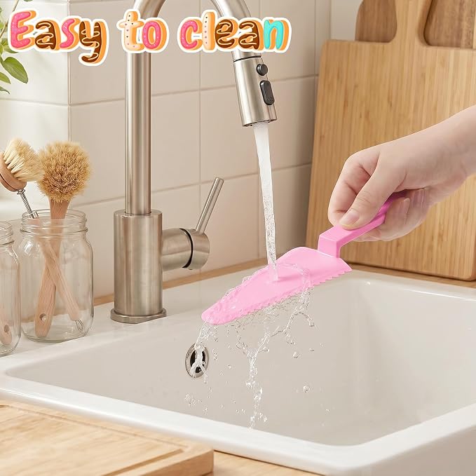 6 Pcs Plastic Cake Knife, 9.1inch Plastic Cake Cutter, Plastics Pizza Cutters for Wedding Party, Pie, Pastry Slicer Serving Utensils for Kitchen