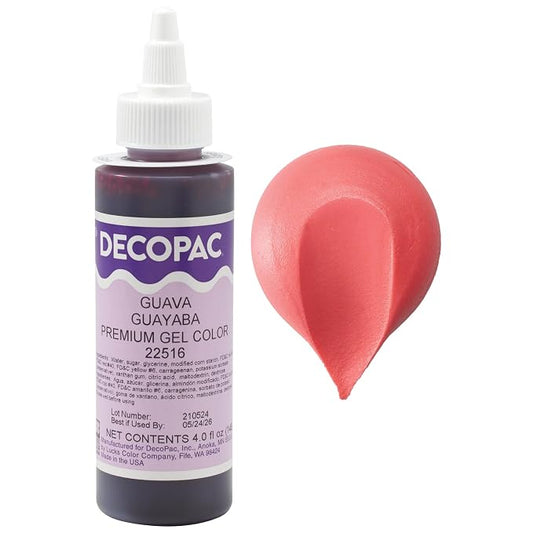 Guava Trend Premium Gel Color Cake Decorations, Guava Food Coloring - Guava Gel Color - 4 Fl Oz