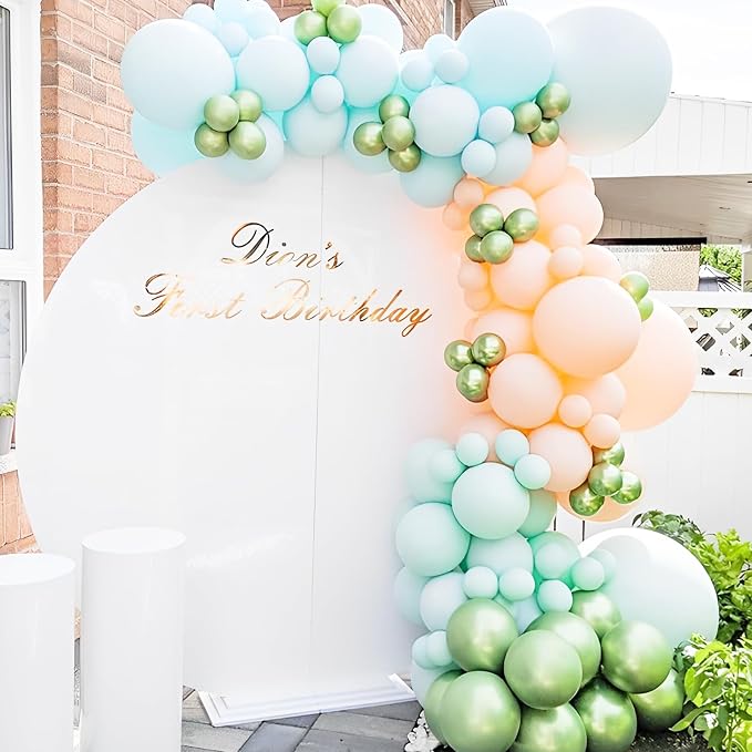Voircoloria Mint Green Balloons, 66pack 12inch Pastel Green Latex Party Balloons for Graduation, Easter, Wedding, Birthday, Bridal Shower, Rainbow Party, Baby Shower, Anniversary Party Decorations
