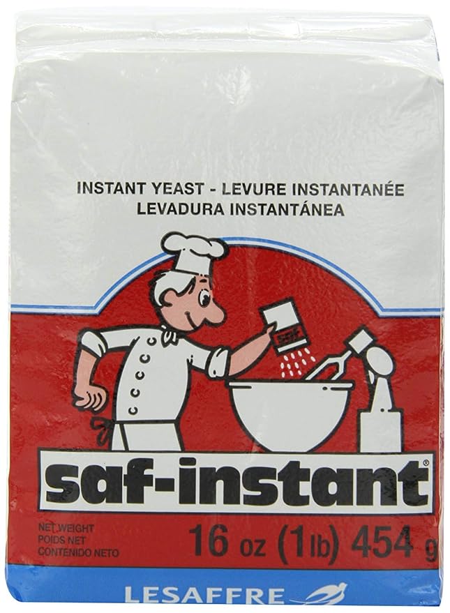SAF Instant Yeast, 1 Pound Pouch (4 Pack)