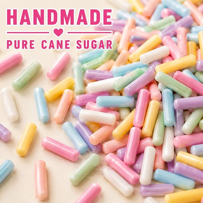 Confect Rainbow Sprinkles | Prism Party Custom Jimmies Blend | Multicolor Edible Toppings for Cake & Baking Decoration | Vegan, Gluten-Free, Nut-Free, Dairy-Free, Palm Oil-Free – 4.2 Oz