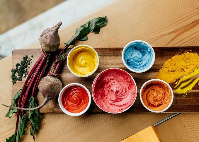 Natural Liquid Food Coloring Set – Plant-Based, Dye-Free, Non-GMO, Allergen-Free, 3 Bottles (Red, Yellow, Blue), 1.265 oz – India Tree Nature’s Colors