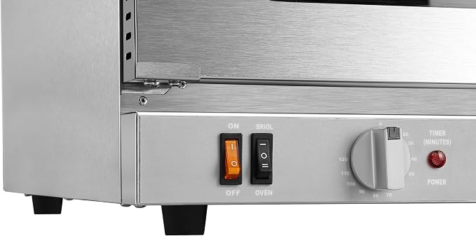 KoolMore 23 in. Commercial Countertop Convection Oven for Half-Size Pans with 4 Racks 2800W of Power and Steam Injection, 240V in Stainless-Steel, ETL Listed for Safety and Sanitation (KM-CTCO-23STI)