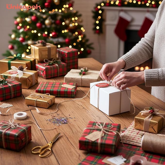 UnicoPak 10 Pack 6x4x3.5 Small Gift Boxes White Gift Boxes with Lids for Presents Bulk for Candle Mug Perfume Craft Ornaments Cookies Treats Favors