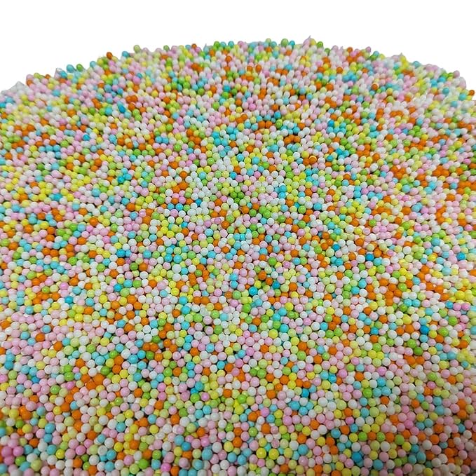 Homankit Pastel Nonpareils Sprinkles Easter Sprinkles Edible Cookie Decorations Mini Pearls for Decorating Cake, Baking, Cupcake Toppers, Ice Cream, Donuts 3.88 Ounce