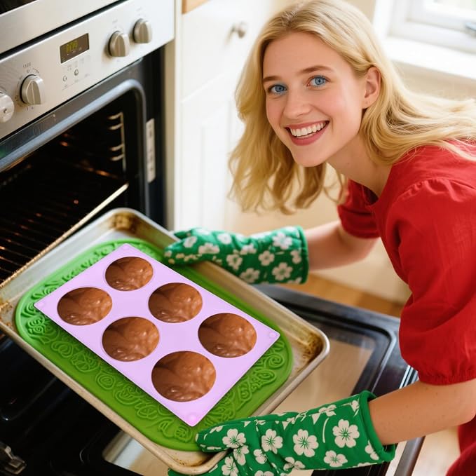 3 Pack Purple Mini Cake Pans for Baking, Silicone Small Cake Pan Mold Moldes Para Gelatinas, 6 Cavity Nonstick Mini Cheesecake Pans, Jello Molds Silicone Donut Pan for Baking Cupcakes Chocolate