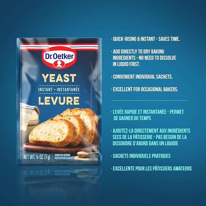 Dr. Oetker Dry Yeast, 1.4 OZ