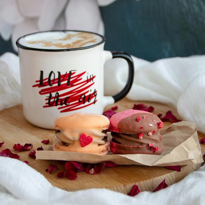 Valentines Sprinkles, Red Heart Sprinkles for Cake Decorating, Heart Sprinkles Edible for Baking, Ice Cream, Cookies, Cupcake Topper