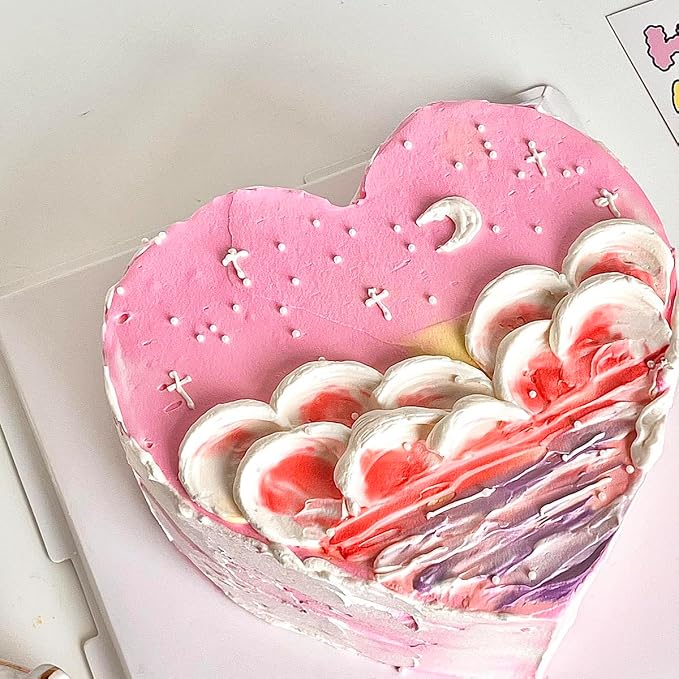 Edible Pink Pearl Sprinkles for Cake Decorating, Mixing 4 Sizes Pink Sugar Cupcake, Ice Cream, Donuts, Macaron Toppings Supplies 90g/ 3.17oz