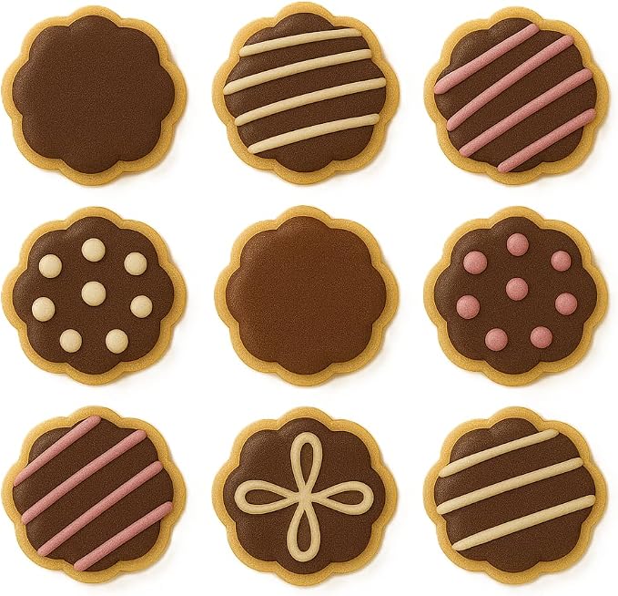Mini Fluted Round Circle 1.5 Inch Cookie Cutter from The Cookie Cutter Shop – Tin Plated Steel – Made in the USA