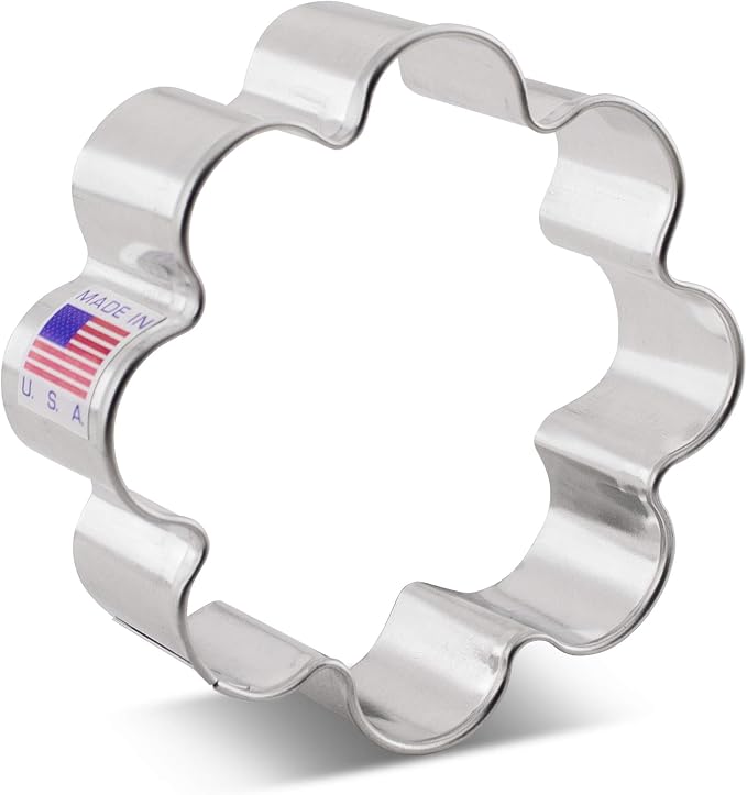 Ann Clark Small Flower Cookie Cutter 3" Made in USA