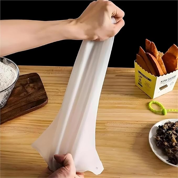 Reusable Food-Grade Silicone Dough Kneading Bag, Non-Slip Flour Mixing Tool, Versatile Bread Pastry Pizza Tortilla Kneading Bag