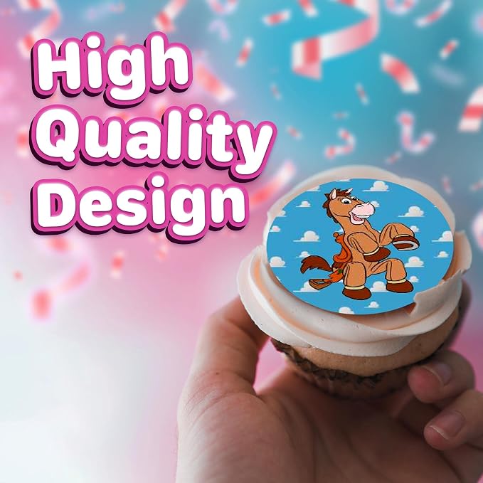 30 x Edible Cupcake Toppers – Classic story Themed Collection of Edible Cake Decorations | Uncut Edible on Wafer Sheet
