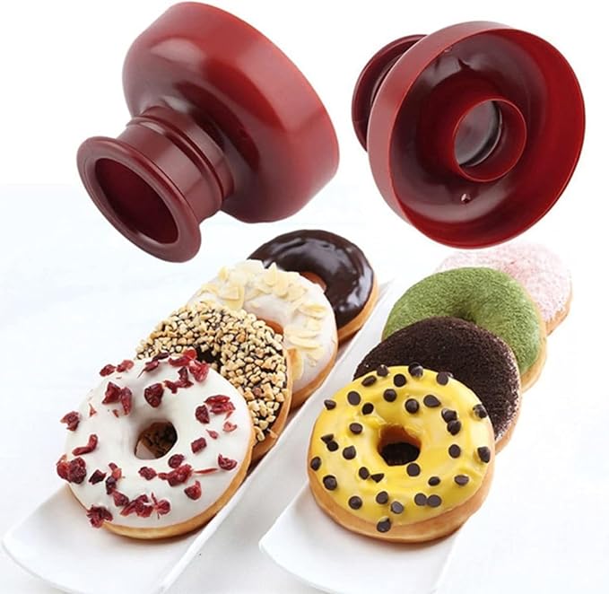 Kitchen Doughnut Mold - 3Pcs Baking Mold Round Baking Pan Silicone Molds Chocolate Chip Muffins Donut Baking Tray Heart Donut Cake Baking Tray Kitchen Supplies Donut Baking Mould Donut