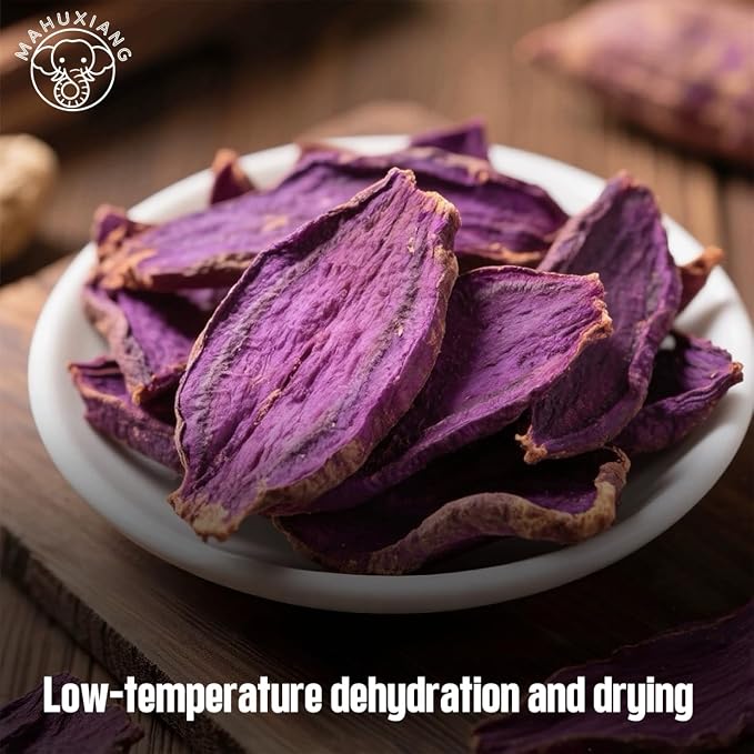 MAHUXIANG Organic Purple Sweet Potato Powder (1.76 oz / 50 g) — Single-Ingredient Powder for Baking, Desserts & Beverages, No Added Ingredients, Gluten-Free