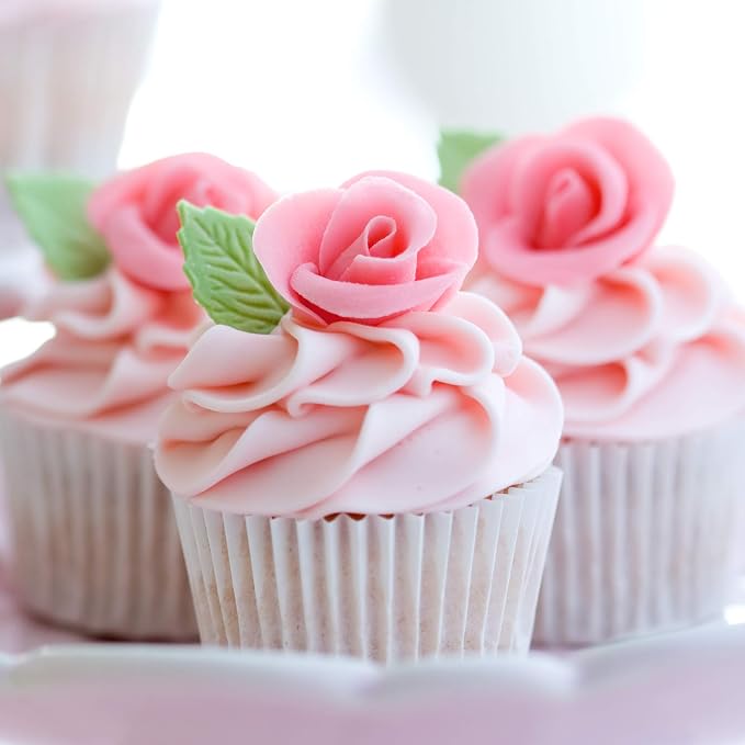 LotFancy 500pcs Mini Cupcake Liners, White Muffin Liners, No Smell, Greaseproof Paper Baking Cups, Small Cupcake Wrappers for Birthday Holidays, Bottom 1.25 inch Width