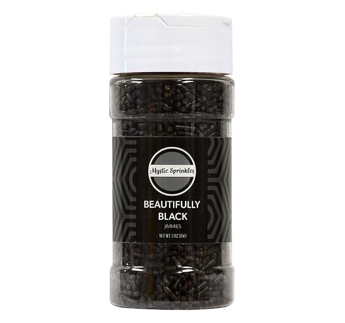 Mystic Sprinkles Solid Color Jimmy Sprinkles (Beautifully Black)