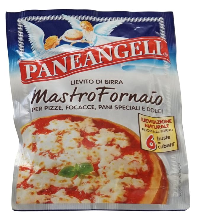Paneangeli: "Mastro Fornaio" Yeast For Pizza 6 Envelopes 7g each - pack of 4
