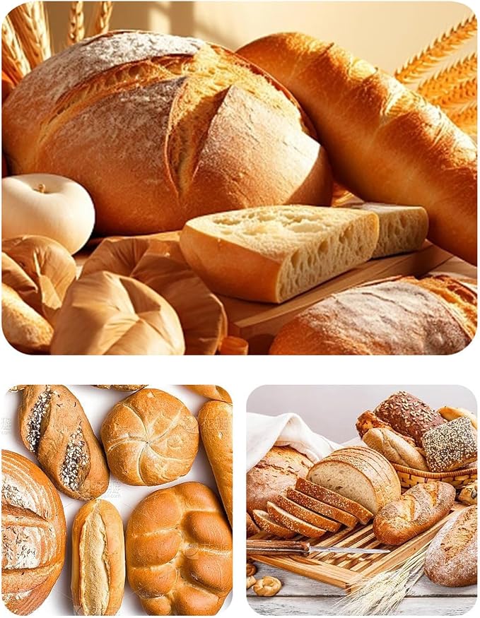 Bread Lame Sourdough Scoring Tool - Premium Wood Handle Bread Scoring Knife with 5 Replacement Blades & Protective Paper Box - Professional Dough Scorer for Artisan Bread Baking Supplies