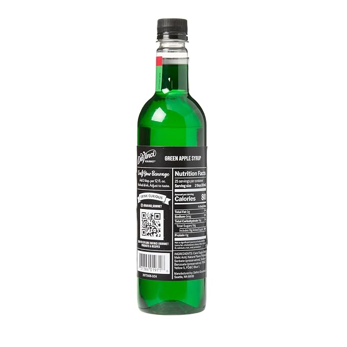 DaVinci Gourmet Green Apple Syrup, 25.4 Fluid Ounces (Pack of 1)
