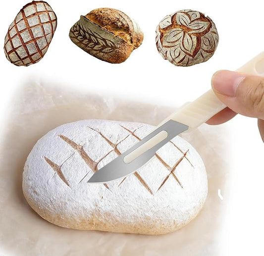 Bread Lame Tool,Sourdough Scoring Tool, Essential Lame Bread Tool for Artisan Sourdough Baking, Multi-Functional Dough Cutter with Protective Cover