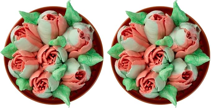 Restaurantware Pastry Tek Russian Piping Tip 1 Rose Cake Decor Piping Tip - #1 Corrosion-Resistant Stainless Steel Decorating Tip For Frosting Dishwasher-Safe Decorate Cupcakes Cakes or Cookies
