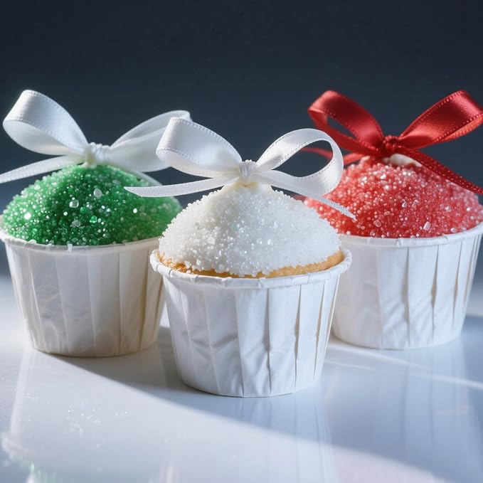 Twisweet Green Sprinkles, Edible Sanding Sugar Crystals for Cake Decorating, Extra Fine Candy Sprinkles for Baking, Cupcake Topping Ice Cream Donut Cookies Decoration, Wedding Party Christmas Supplies (150g/5.3oz)