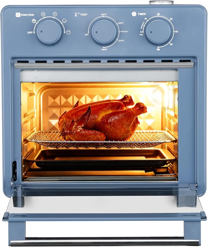 Magnavox Home, 16.5 qt Air Fryer Oven, With Steam Infusion, Ocean