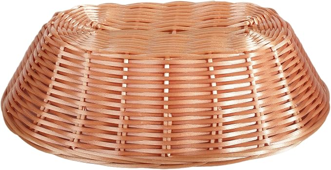 12 Pack Plastic Oval Woven Baskets,10"L x 6"W x 3"H Inch Small Bread and Fruit Baskets for Food Storage,Serving,Gift Packaging, Kitchen,and Restaurant Display or Storage basket etc.